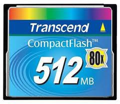 Фото флеш-карты Transcend CF 512MB 80x