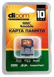 Фото флеш-карты Dicom MMC mobile 512MB