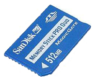 Фото флеш-карты SanDisk Memory Stick PRO DUO 512MB