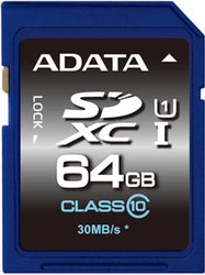 Фото флеш-карты ADATA SDXC 64GB Class 10 UHS-I U1