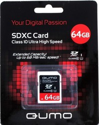 Фото флеш-карты Qumo SD SDXC 64GB Class 10