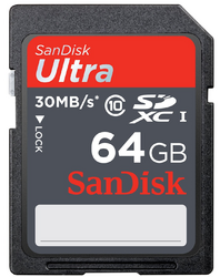 Фото флеш-карты SanDisk SD SDXC 64GB Class 10 Ultra