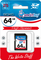 Фото флеш-карты SmartBuy SD SDXC 64GB Class 10