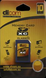 Фото флеш-карты Dicom SDXC 64GB Class 10