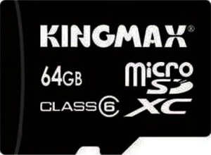 Фото флеш-карты Kingmax microSDXC 64GB Class 6 KM64GMCSDXC6 + SD адаптер