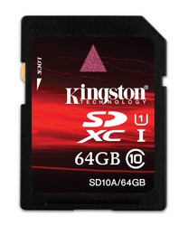 Фото флеш-карты Kingston SD SDXC 64GB Class 10 SD10A/64GB