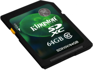 Фото флеш-карты Kingston SD SDXC 64GB Class 10 SDX10V/64GB