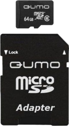 Фото флеш-карты Qumo microSDXC 64GB Class 6
