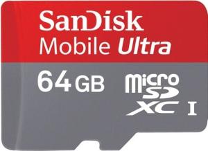 Фото флеш-карты SanDisk Mobile Ultra MicroSDXC 64GB Class 10 + adapter