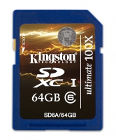 Фото флеш-карты Kingston SD SDXC 64GB Class 6 Ultimate 100X