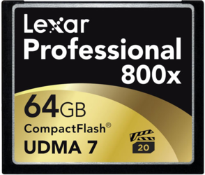 Фото флеш-карты Lexar CF 64GB UDMA7 Professional 800X