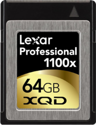 Фото флеш-карты Lexar XQD 64GB Professional 1100X