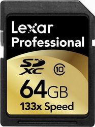 Фото флеш-карты Lexar SD SDXC 64GB 133X
