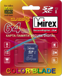 Фото флеш-карты Mirex SDXC 64GB Class 10