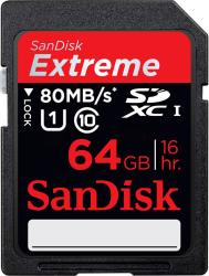 Фото флеш-карты SanDisk SDXC 64GB Class 10 Extreme UHS-I