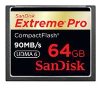 Фото флеш-карты SanDisk CF 64GB Extreme Pro