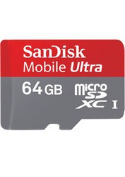 Фото флеш-карты SanDisk MicroSDXC 64GB Mobile Ultra UHS-I