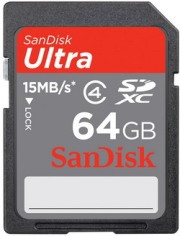 Фото флеш-карты SanDisk SD SDXC 64GB Ultra II
