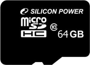 Фото флеш-карты Silicon Power MicroSDHC 64GB Class 10