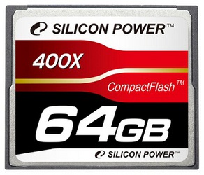 Фото флеш-карты Silicon Power CF 64GB 400X