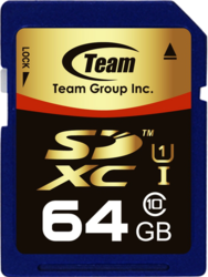 Фото флеш-карты Team Group SD SDXC UHS-1 64GB