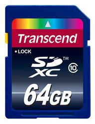 Фото флеш-карты Transcend SD SDXC 64GB Class 10 TS64GSDXC10