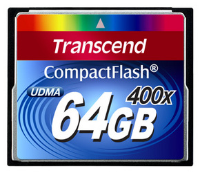 Фото флеш-карты Transcend CF 64GB 400x