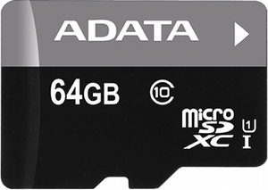 Фото флеш-карты ADATA MicroSDХC 64GB Class 10 Premier UHS-I U1