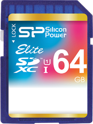 Фото флеш-карты Silicon Power SDXC 64GB ELITE SP064GBSDXAU1V10