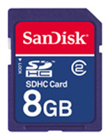 Фото флеш-карты SanDisk SD SDHC 8GB Class 2