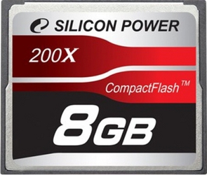 Фото флеш-карты Silicon Power CF 8GB 200x