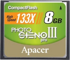 Фото флеш-карты Apacer CF 8GB 133X