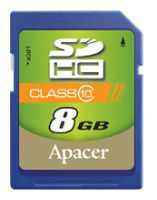 Фото флеш-карты Apacer SD SDHC 8GB Class 10