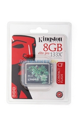 Фото флеш-карты Kingston CF 8GB 133X