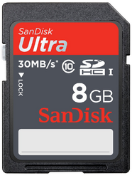 Фото флеш-карты SanDisk SD SDHC 8GB Class 10 Ultra