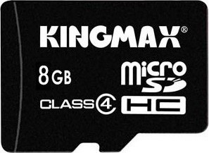 Фото флеш-карты Kingmax MicroSDHC 8GB Class 4 + SD adapter