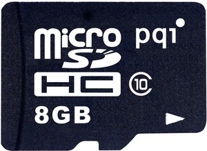 Фото флеш-карты PQI MicroSDHC 8GB Class 10