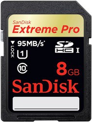 Фото флеш-карты SanDisk SD SDHC 8GB Class 10 Extreme Pro 95MB/s