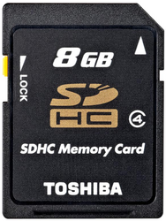 Фото флеш-карты Toshiba SD SDHC 8GB Class 4