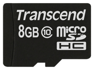 Фото флеш-карты Transcend MicroSDHC 8GB Class 10 TS8GUSDC10