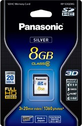 Фото флеш-карты Panasonic SDHC 8GB Class 6