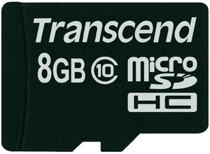 Фото флеш-карты Transcend MicroSDHC 8GB Class 10 + USB Reader TS8GUSDHC10-P3