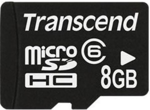 Фото флеш-карты Transcend MicroSDHC 8GB Class 6 TS8GUSDC6