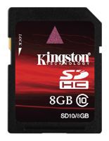 Фото флеш-карты Kingston SD SDHC 8GB Class 10