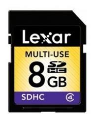 Фото флеш-карты Lexar SD SDHC 8GB Class 4