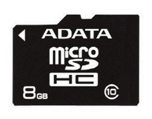 Фото флеш-карты ADATA MicroSDHC 8GB Class 10