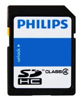Фото флеш-карты Philips SD SDHC 4GB Class 4