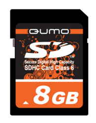 Фото флеш-карты Qumo SD SDHC 8GB Class 2