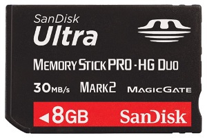 Фото Sandisk Memory Stick PRO-HG DUO 8GB Ultra