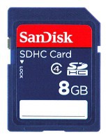 Фото флеш-карты SanDisk SD SDHC 8GB Class 4